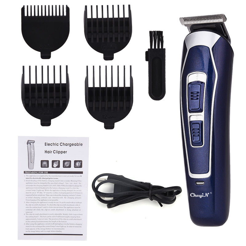 Electric Hair Clipper Rechargeable Low Noise Hair Trimmer