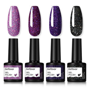 Gelfavor Gel Nail Polish Set Hybrid Varnishes 4/6Pcs