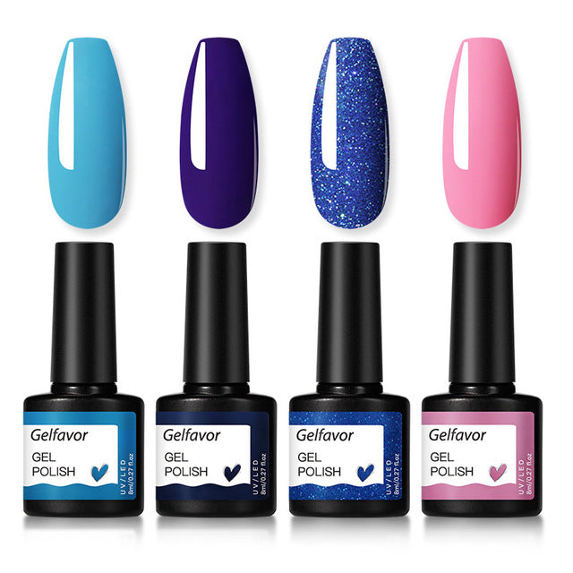 Gelfavor Gel Nail Polish Set Hybrid Varnishes 4/6Pcs