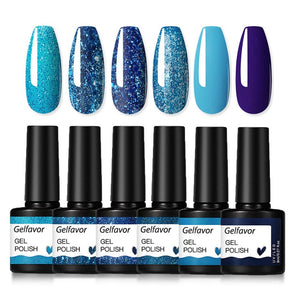 Gelfavor Gel Nail Polish Set Hybrid Varnishes 4/6Pcs