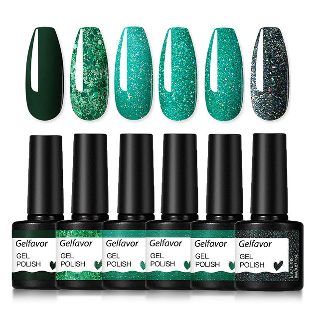 Gelfavor Gel Nail Polish Set Hybrid Varnishes 4/6Pcs