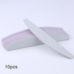 5 pcs/lot Sandpaper Nail File Lime 100/180 Double Side Sanding