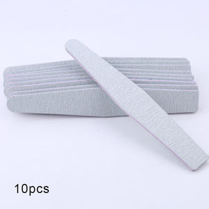 5 pcs/lot Sandpaper Nail File Lime 100/180 Double Side Sanding