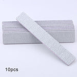 5 pcs/lot Sandpaper Nail File Lime 100/180 Double Side Sanding